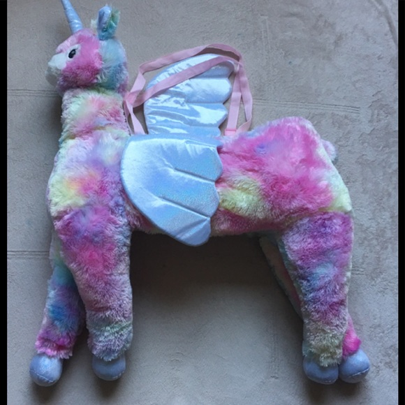 Justice Wearable Llama-corn, Suspenders, Pink, New - Picture 3 of 12